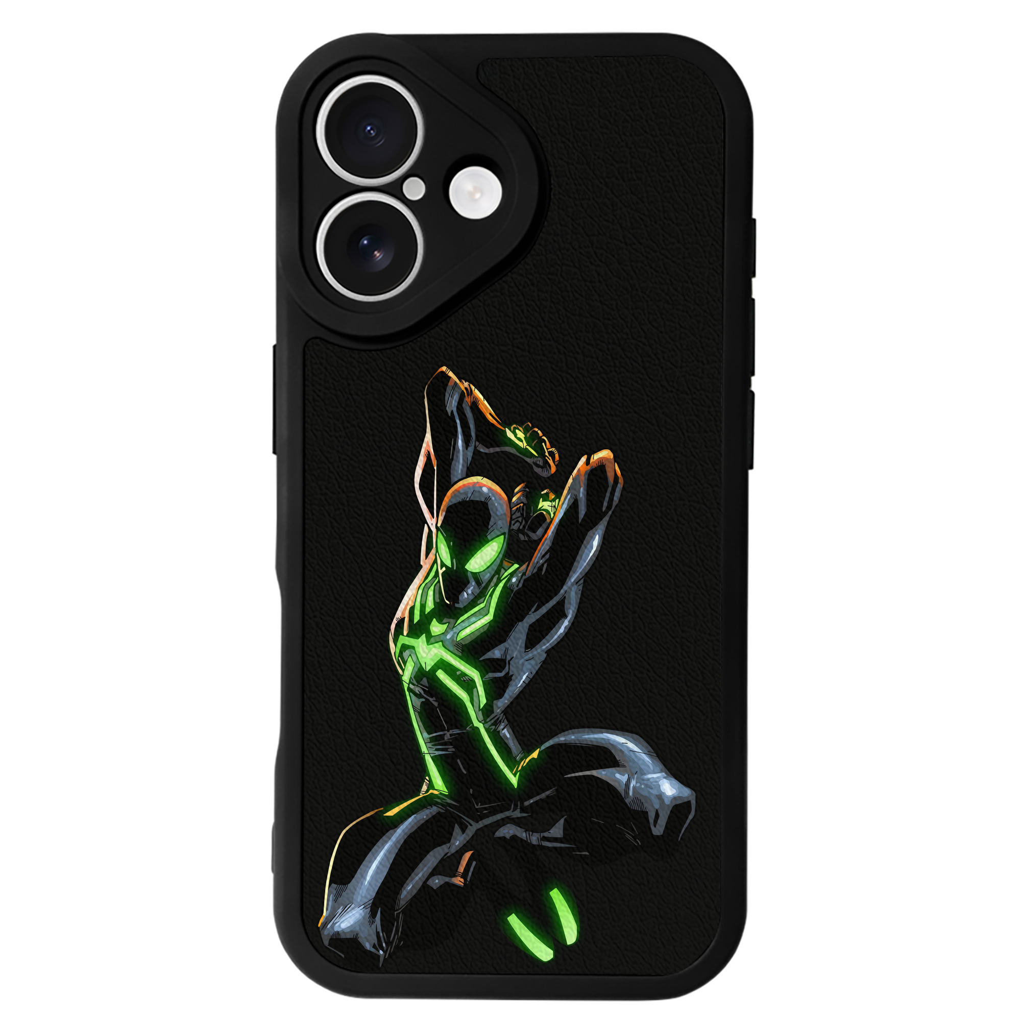 （画像用） アベンジャーズ The Avengers 【iPhone 16シリーズ対応】シリコンスマホケース（レザー調） 材質：シリコン
